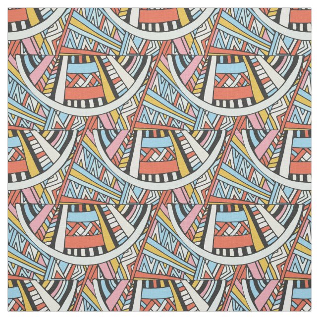 Resumen de tela de patrón geométrico (Retal)