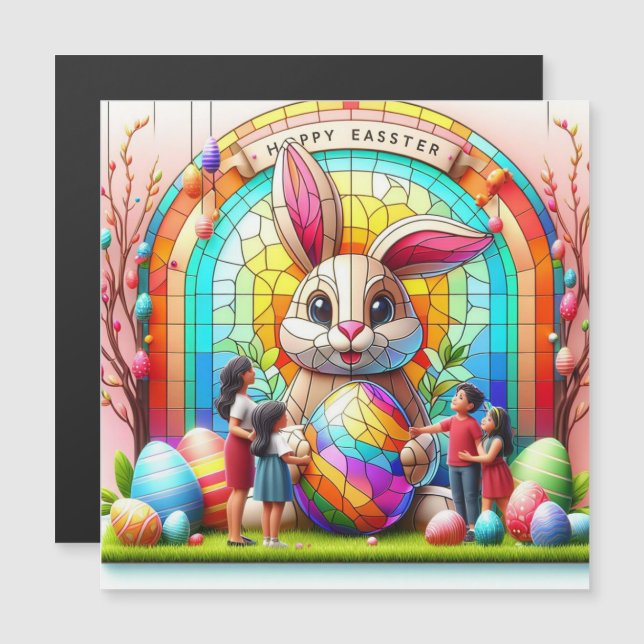 Resumen de vidrio de manteca de pascua (Anverso/Reverso)
