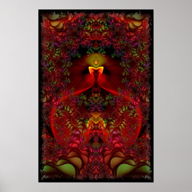 Resumen de Wonderland Arte fractal psicodélico (Frente)