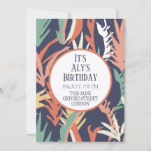 Resumen deja invitación de cumpleaños