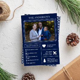 Resumen del año | Infografía de Navidad Azul