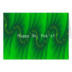 Resumen del arte digital verde St. Pat