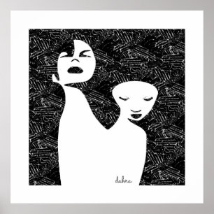 Resumen del arte dos mujeres negras