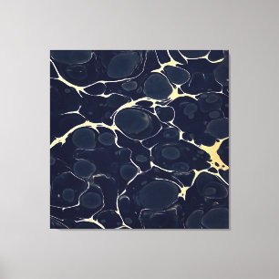 Resumen del arte estilo tinta de alcohol en azul o