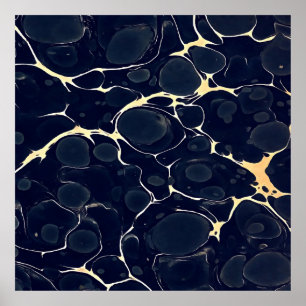 Resumen del arte estilo tinta de alcohol en azul o