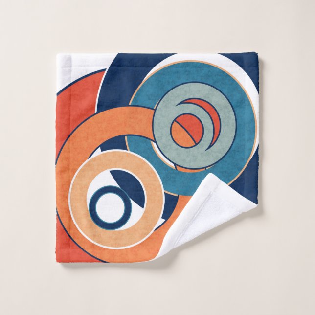 Resumen del arte minimalista moderno geométrico de (Toallita)