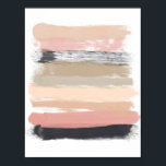 Resumen del arte moderno<br><div class="desc">Decoren su casa, oficina, apartamento, dormitorio, vivero, o incluso aula, con este elegante poster. Este poster presenta un diseño abstracto y moderno de pinceles coloridos. Este poster de arte moderno tiene una paleta de colores compuesta por grises oscuros, rosas y melocotones. Este es un diseño único, moderno y actual que...</div>