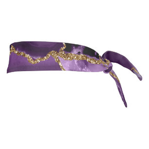 Resumen del ataque Purpurina morado y dorado