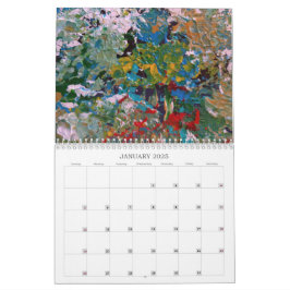 Resumen del calendario de pinturas de arte para 20