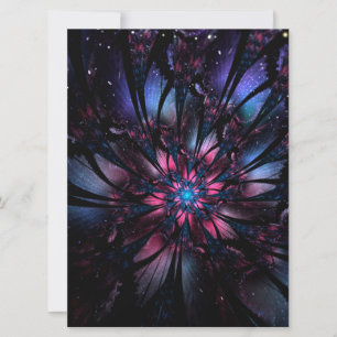 Resumen del diseño de flor fractal.