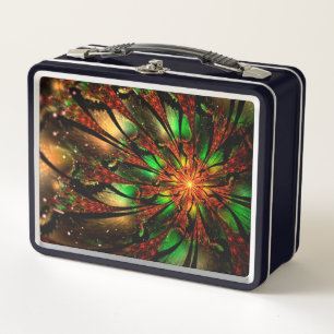 Resumen del diseño de flor fractal.