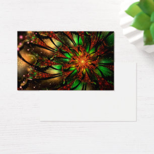 Resumen del diseño de flor fractal.