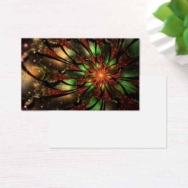 Resumen del diseño de flor fractal. (Escritorio)