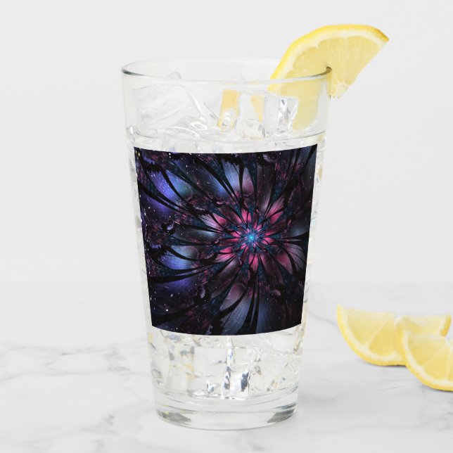 Resumen del diseño de flor fractal. (Reverso (hielo))
