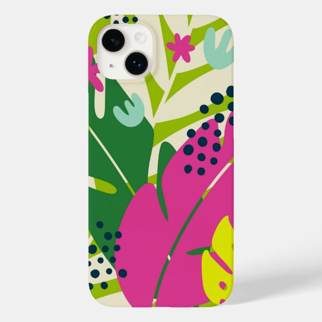 Resumen del estuche para iPhone de Funda tropical- (Reverso )