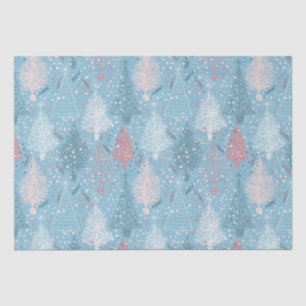 Resumen del patrón de árboles de Navidad 2 papel d