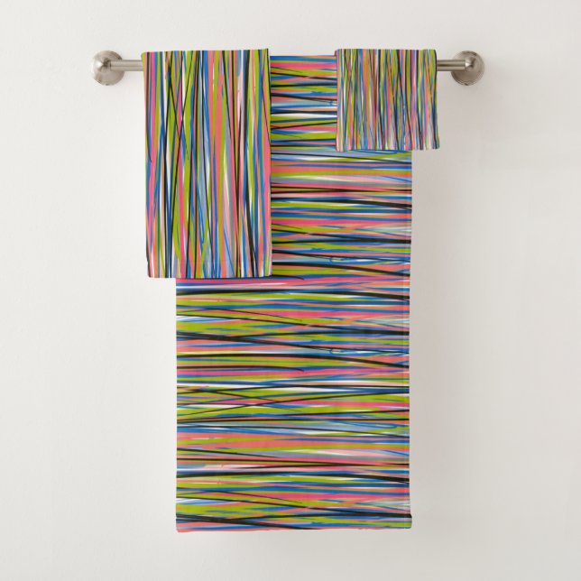 Resumen del patrón de línea de boho indio (In situ)