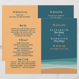 Resumen del programa de bodas en Ocean Beach