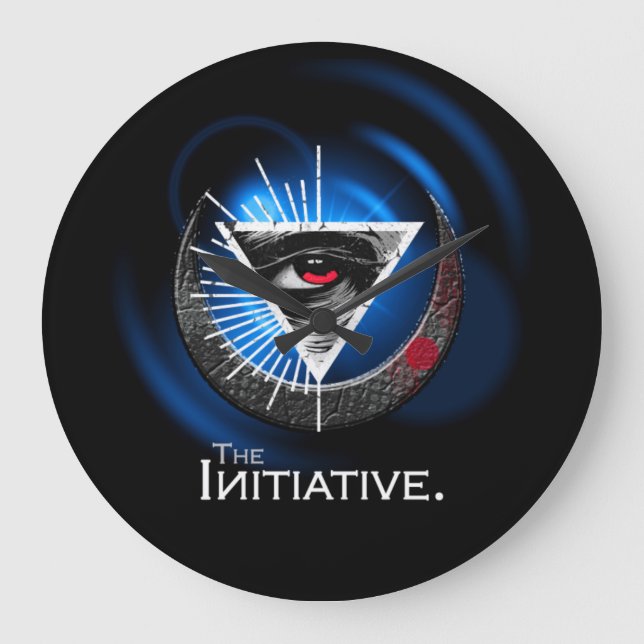 Resumen del reloj de pared de arte moderno (Anverso)