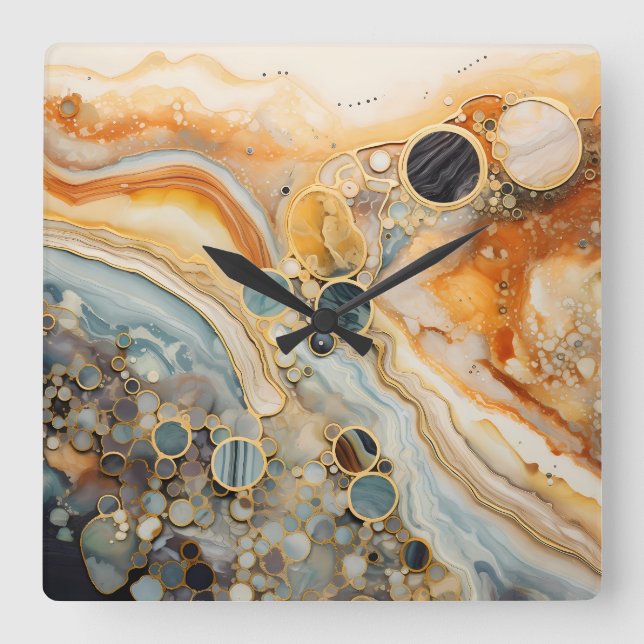 Resumen del reloj de pared fósil (Anverso)