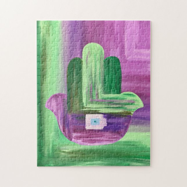 Resumen del rompecabezas de Hamsa (Vertical)