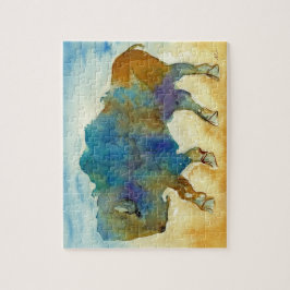 Resumen del rompecabezas del búfalo