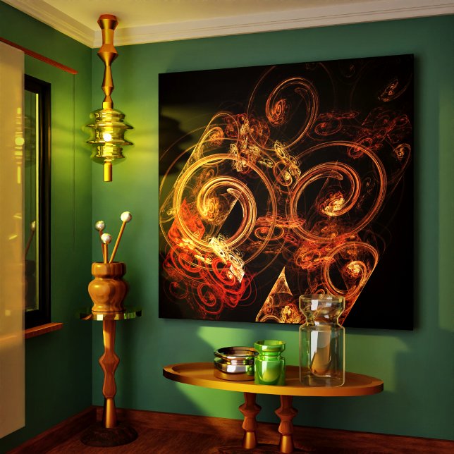 Resumen del sonido de la impresión de lienzo envue (The Sound of Music Abstract Wrapped Canvas Print)