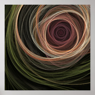 Resumen digital Rosa arte fractal