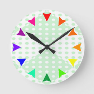 Resumen Diseño de la rueda de color Reloj de pared