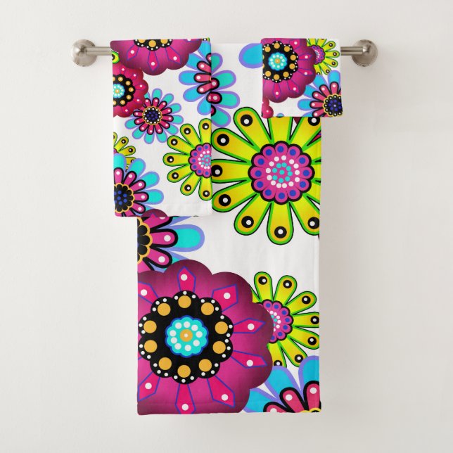 Resumen divertido personalizados flores niños flor (In situ)