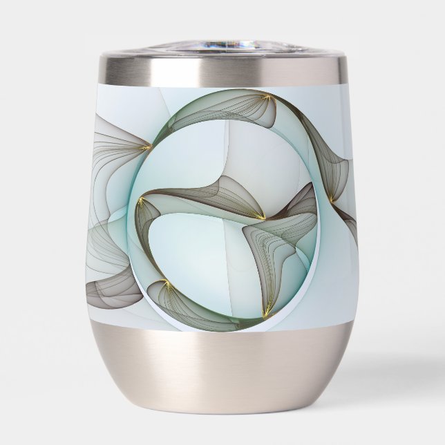 Resumen Elegancia dorada turquesa moderna (Frente)