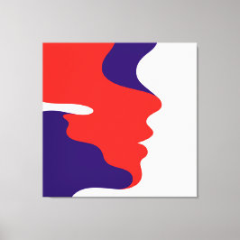 Resumen elegante que combina el arte rojo y morado