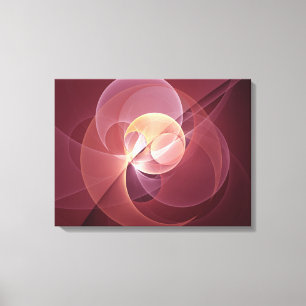 Resumen Elegante Vino Moderno Arte Fractal Rojo