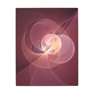 Resumen Elegante Vino Moderno Arte Fractal Rojo