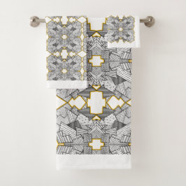 Resumen en blanco y negro con acentos dorados