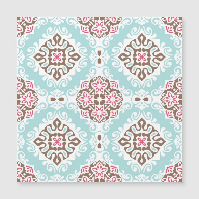 Resumen en mosaico: Vintage Seamless Pattern (Anverso)