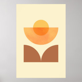 Resumen escandinavo arte de circulo geométrico