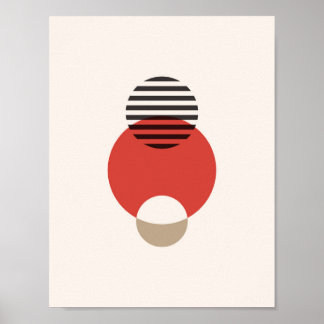 Resumen escandinavo de arte de circulo geométrico