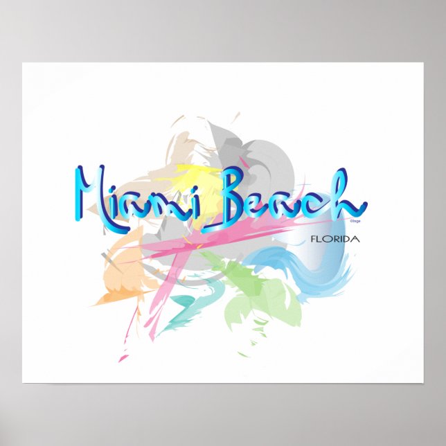 Resumen expresionismo Poster de arte digital (Frente)