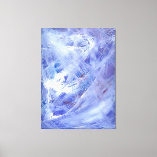 Resumen feliz pintura de arte acrílico en blanco a