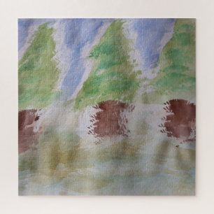 Resumen Fir Trees Jigsaw Puzzle