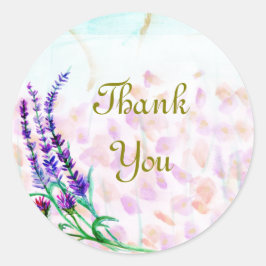 Resumen Floral Gracias Pegatina