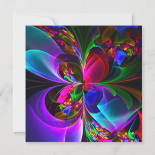 Resumen floral moderno Patrón azul rojo del arte #