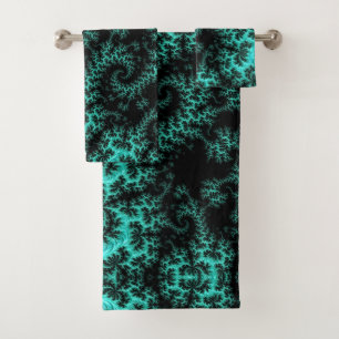 Resumen Fractal verde negro