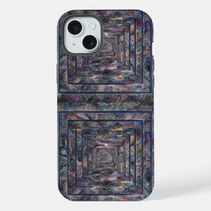 Resumen Funda de patrón infinito para iPhone 15 Pl