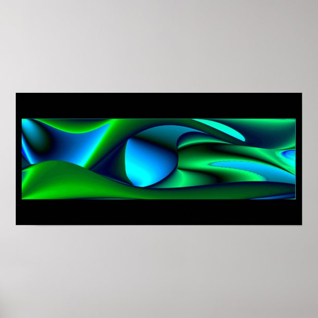 Resumen futurista arte arcoiris en 3D (Frente)