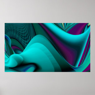 Resumen futurista arte arte arcoiris metálico en 3