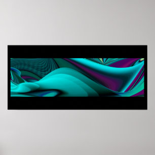 Resumen futurista arte arte arcoiris metálico en 3
