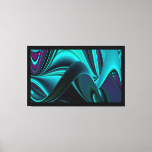 Resumen futurista arte arte arcoiris metálico en 3