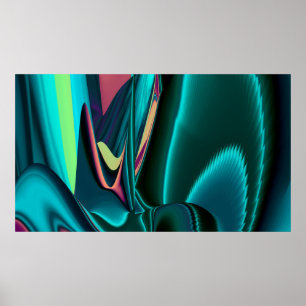 Resumen futurista arte arte arcoiris metálico en 3